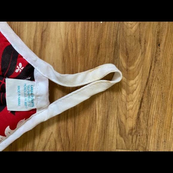 Pair of Lanakila Crafts Hawaii print pot holders - Picture 5 of 10